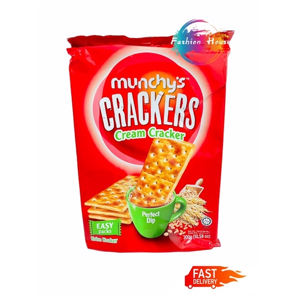 Munchy's Crackers Cream Cracker (300g) | Shopee Malaysia