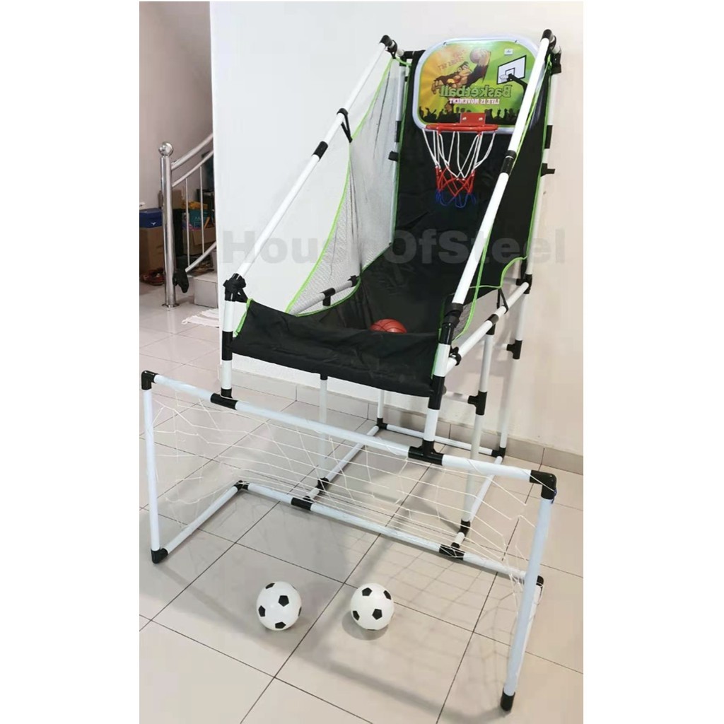 Basketball & Football Mini Goal Post set | Shopee Malaysia