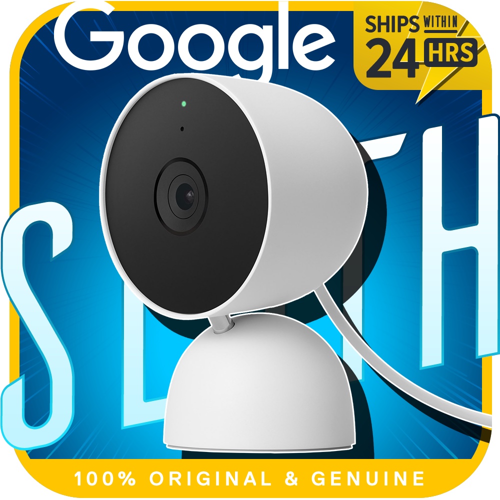 Google Nest Security Cam 2ND GEN Indoor, Wired Shopee Malaysia