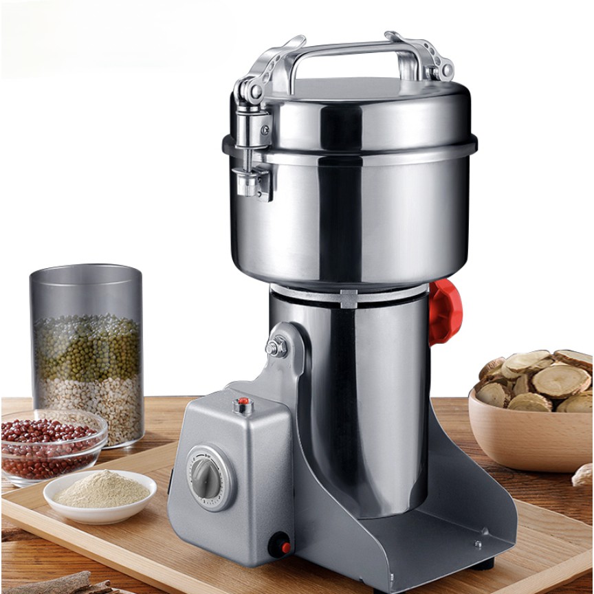 [Free Spare Blades] 800g Electric Dry Food Grinder Grains Herbal Powder ...