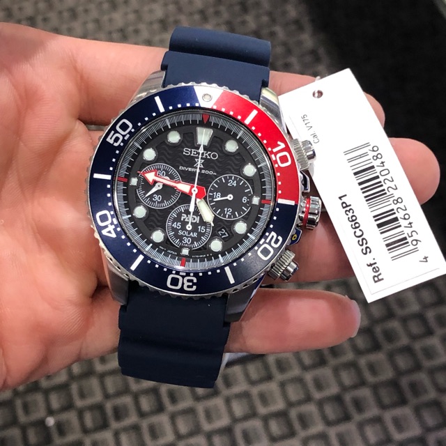 SEIKO PADI PROSPEX SOLAR CHRONOGRAPH DIVERS 200M SPECIAL EDITION SSC663 /  SSC663P / SSC663P1 | Shopee Malaysia