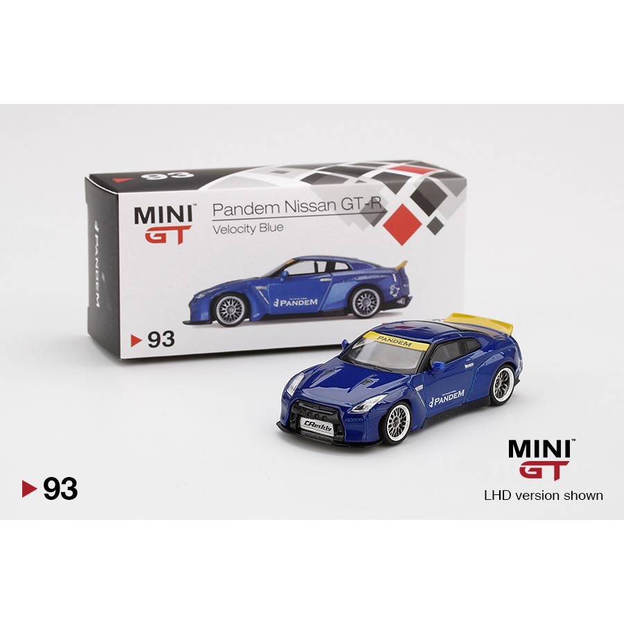 Mini GT Pandem Nissan GT-R (R35) (93 Velocity Blue / 98
