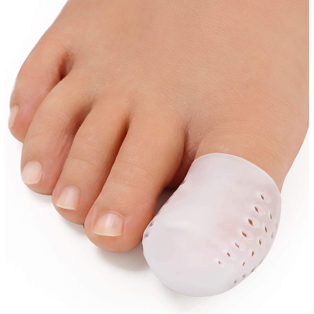 Promifun Gel Big Toe Caps, 12 Packs Toe Protectors, Silicone Breathable