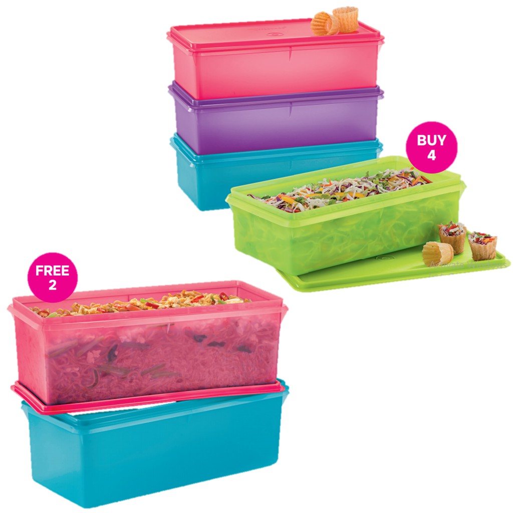 Tupperware Party Keeper Set L And Jumbo Party Keeper L Shopee