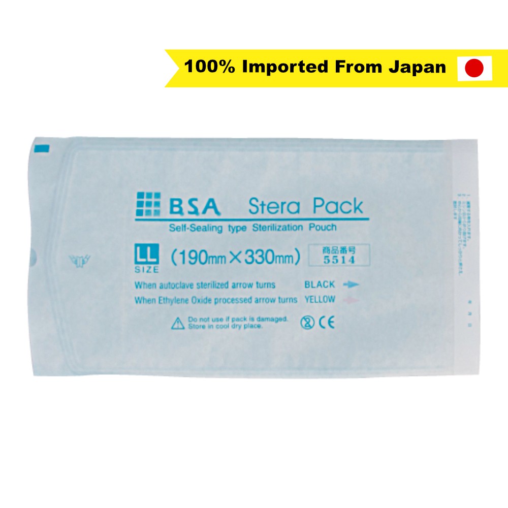BSA Premium Stera Pack Selfsealing Sterilization Pouches Disposable