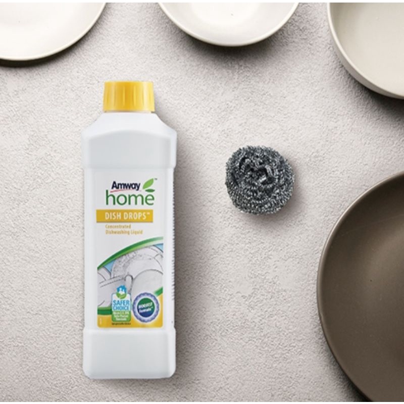 100 ORIGINAL Amway DISH DROPS Concentrated Dishwashing Liquid 1L