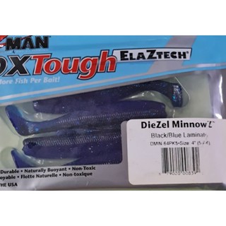 Z-Man DieZel MinnowZ 4 / Black / Blue Laminate