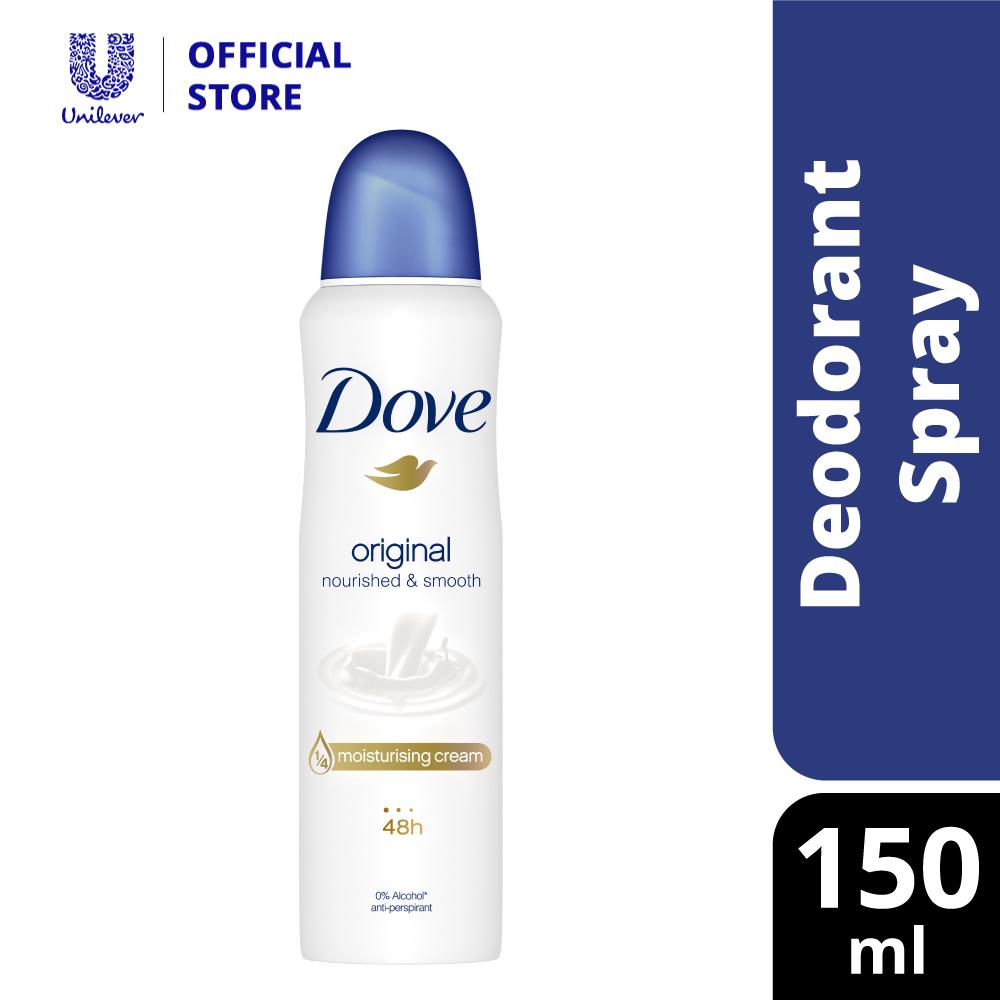 Dove Original Nourished & Smooth Spray Deodorant (135ml) Shopee Malaysia