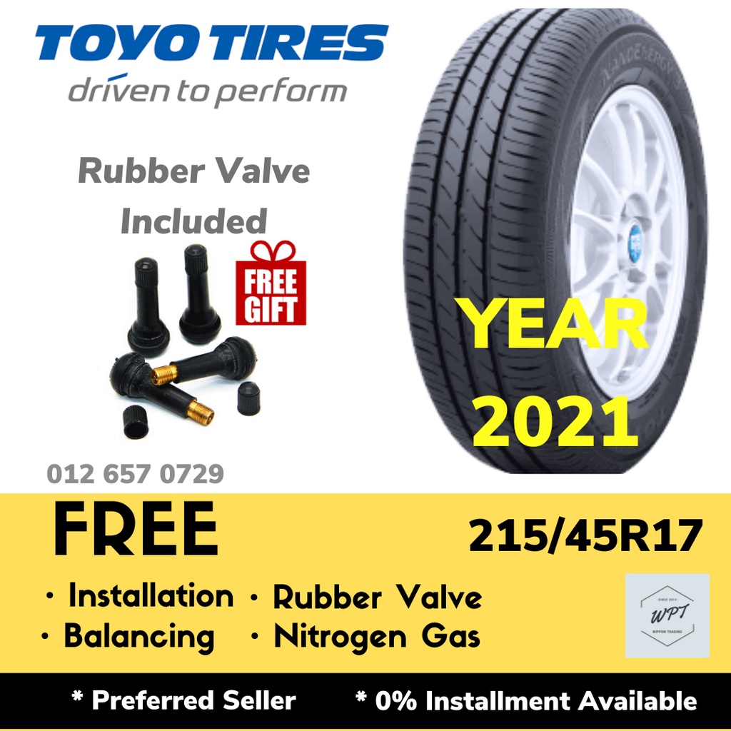 215/45R17 TOYO TYRE Nano Energy 3 NE03 (Installation) New Car Tyre