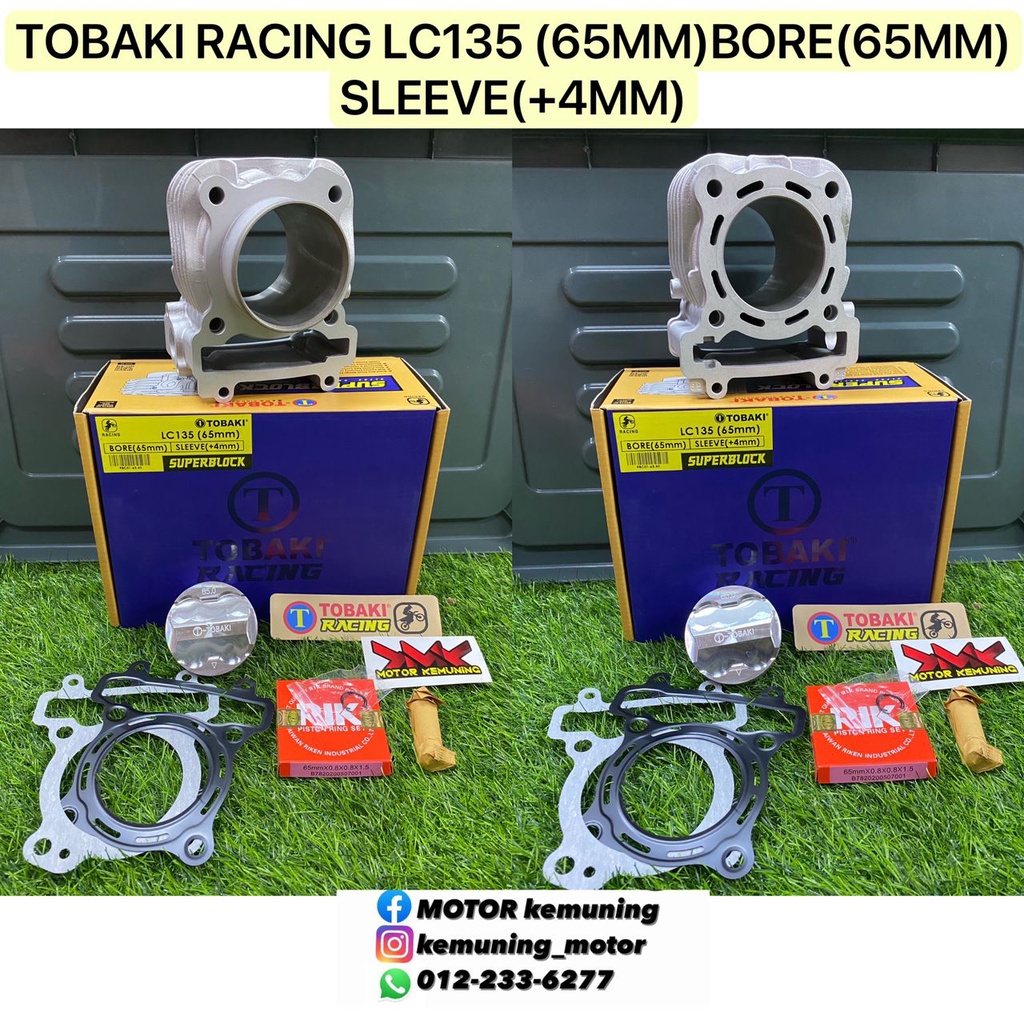 Tobaki Ceramic Cylinder Racing Superblock 135lc Y15 Y15zr Lc135 Fz