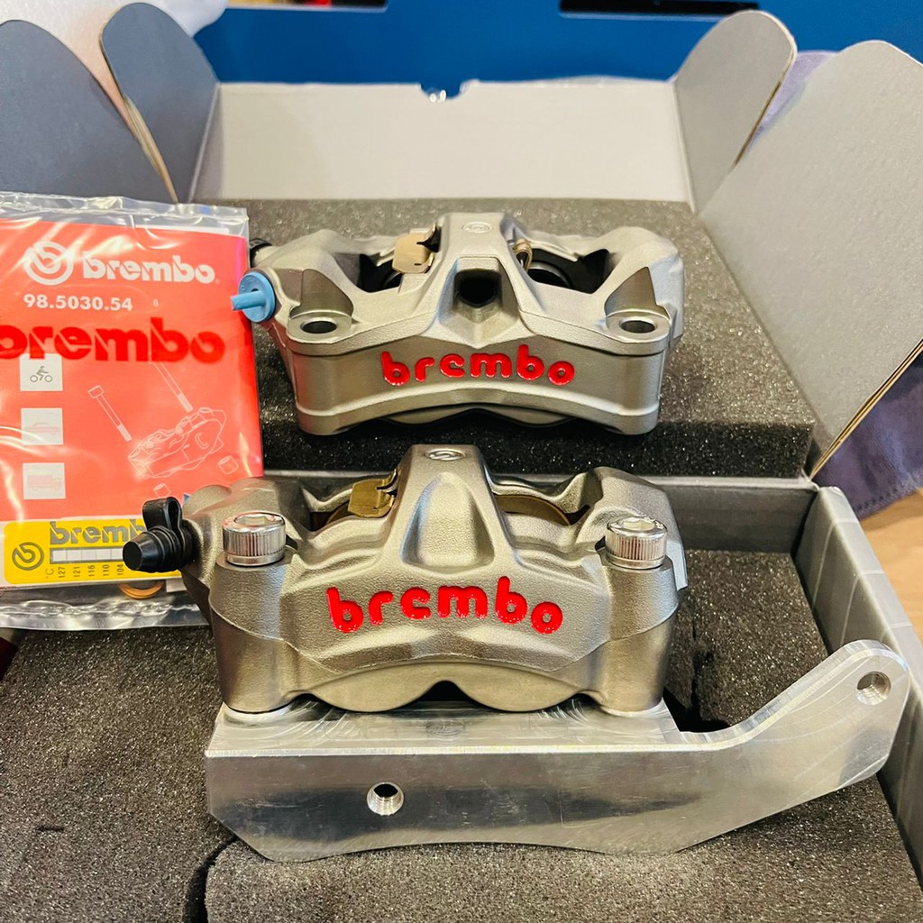 ADV150 ORIGINAL BREMBO M5 M50 STYLEMA 100MM SIAP BRACKET PLUG N PLAY ...