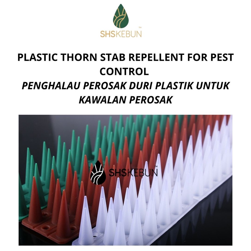 AntiBird Thorn Stab Pest Control Plastic Anti Pigeon Owl Cat Repellents Halau Kucing Duri