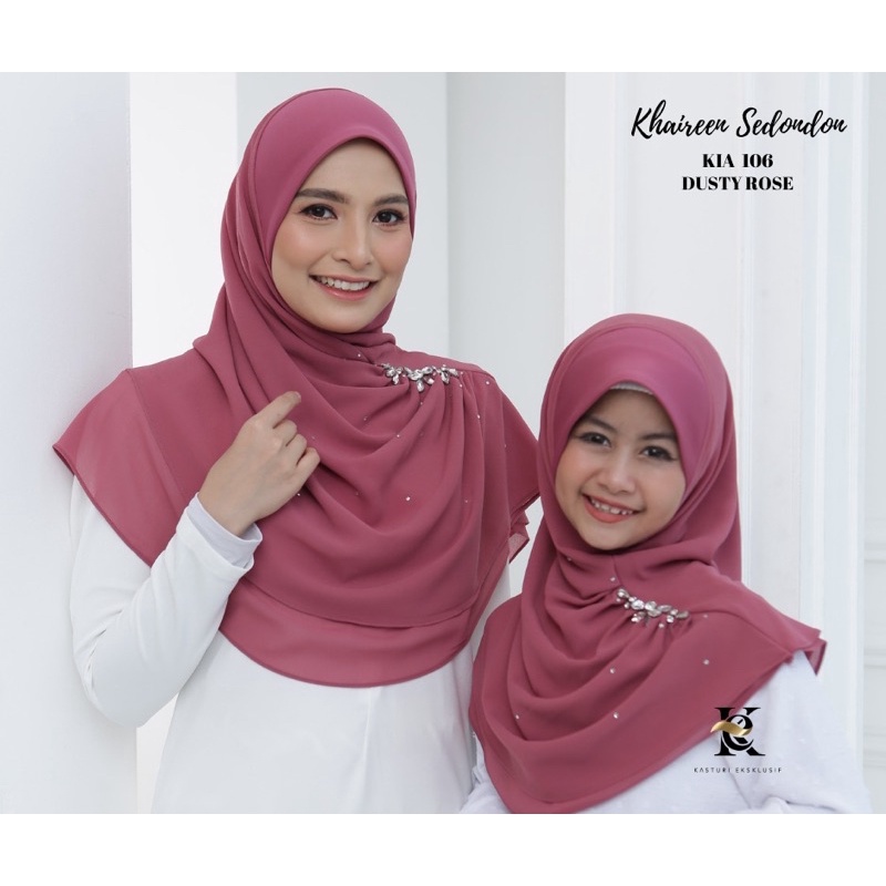 COMBO SET Tudung Sedondon Ibu Dan Anak Tudung Sarung Sedondon Ibu ...