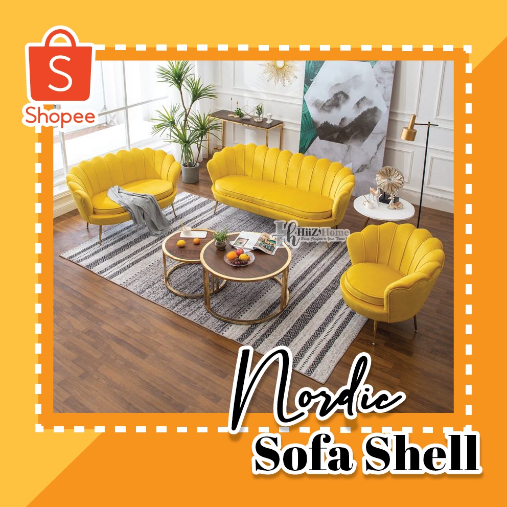 Sofa Shell 1-seater / 2-seater / 3-seater / Sofa Set (1+2+3) Set Sofa ‼ ...