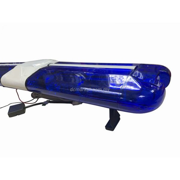 EMERGENCY POLICE ROOF LIGHT BAR WITH BLUE COVER