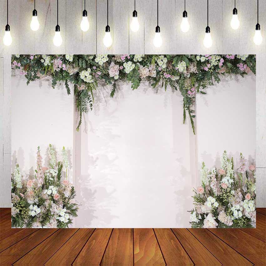 Floral Weeding Backdrops Adult Coupon Romantic Birthday Party ...