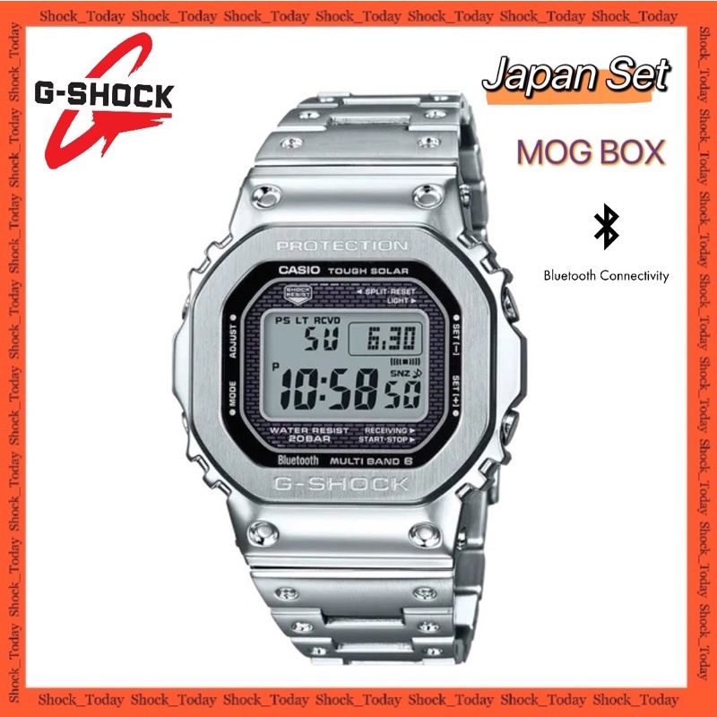 Ready Stock Casio G Shock GMWB5000D 1 Japan Set MOG BOX Shopee