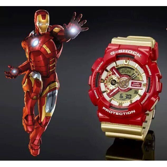 JAM TANGAN IRON MAN CASI0 GSH0CK.GA110 DUAL TIME RUBBER STRAP WATCH FOR MEN WOMEN Shopee Malaysia