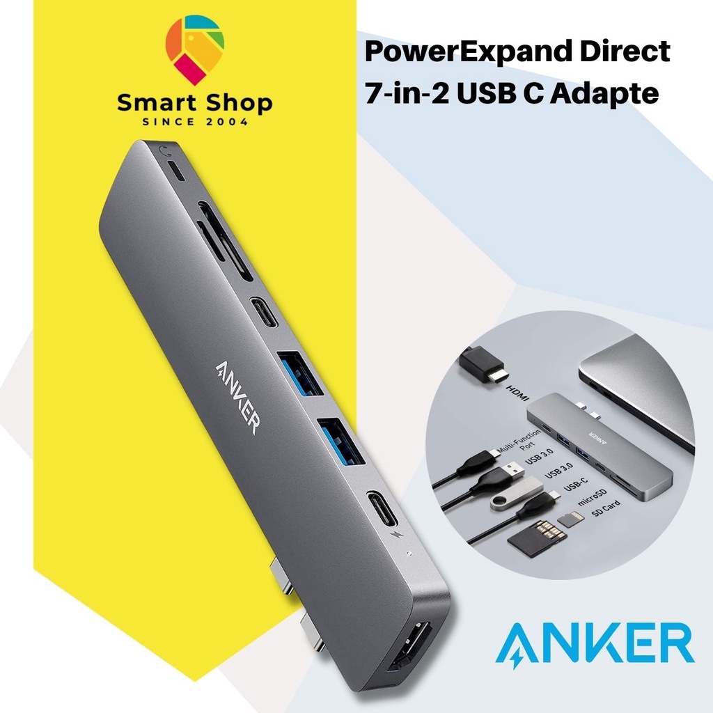 Anker A8371 PowerExpand Direct 7in2 USB C Adapter Compatible with
