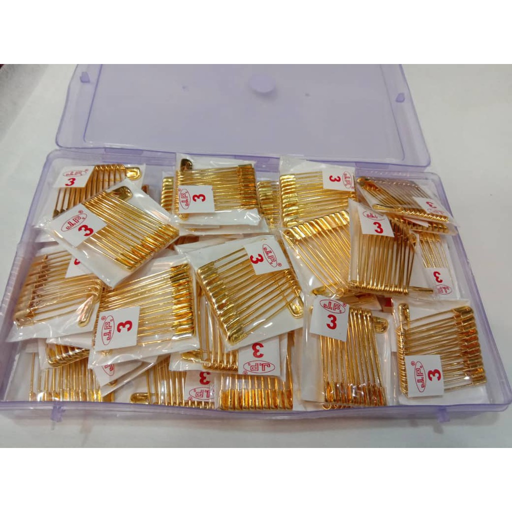 Simple Golden Saree Pin | Shopee Malaysia