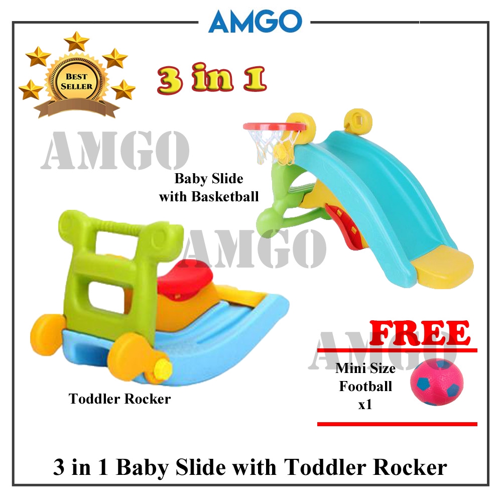 AMGO 🔥Best Offer🔥 Kids Slide, Gelongsor Kanak-Kanak, Playground ...