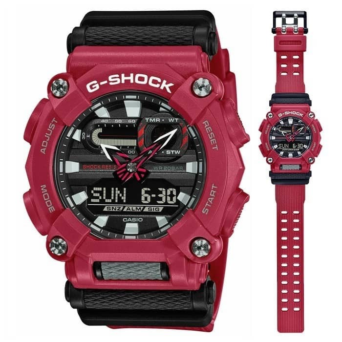 G Shock GA 900 Red GA900 Jam Tangan Lelaki Men watch jam g shock Red g shock 2021 Shopee Malaysia