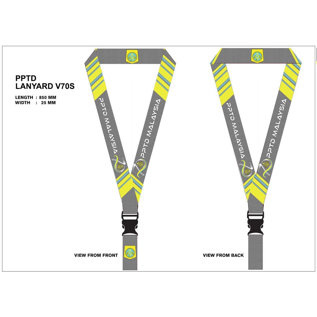 Lanyard - PPTD Jubli Platinum 70 Tahun (1950 - 2020) | Shopee Malaysia