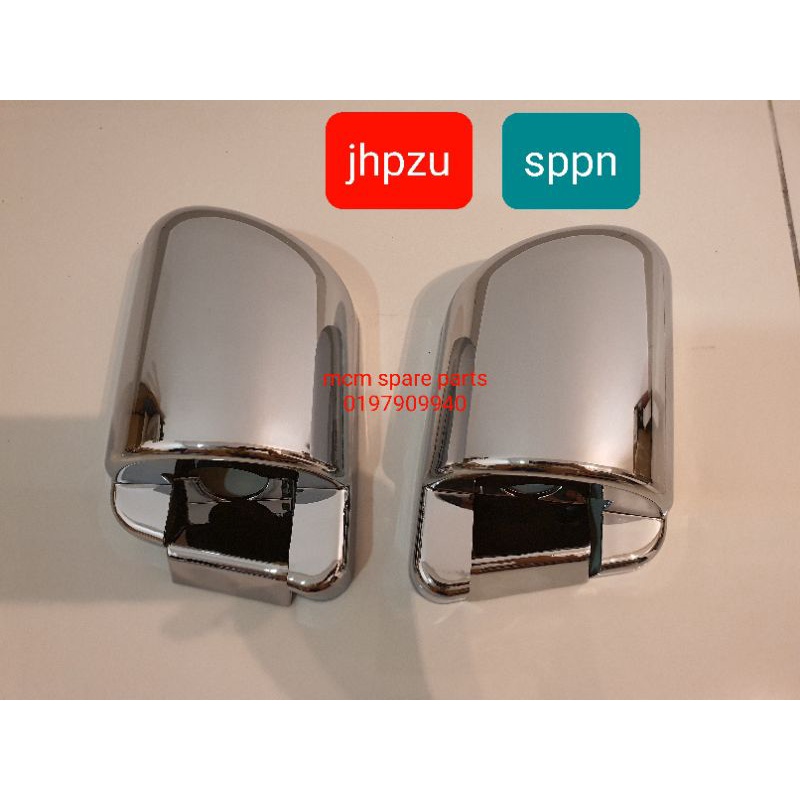 mirror arm chrome cover isuzu npr pro 1set Shopee Malaysia