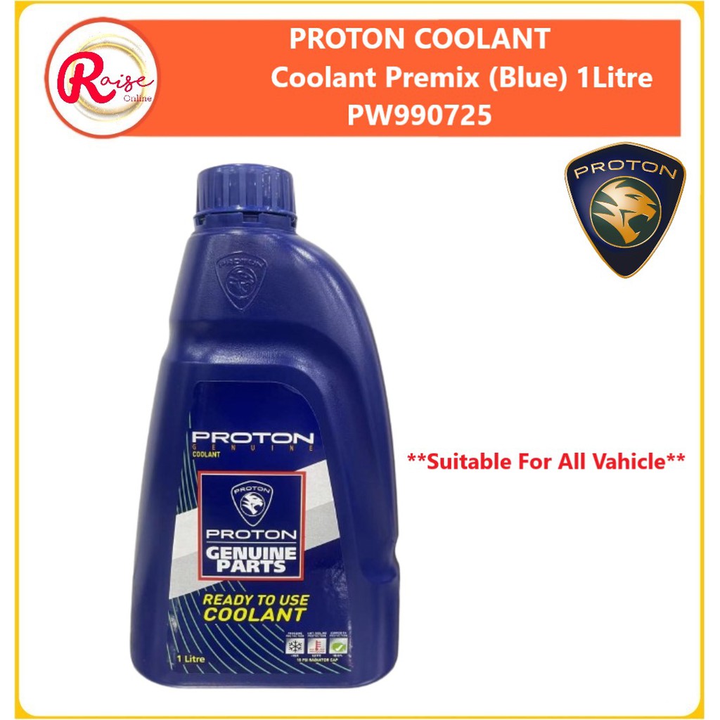 Proton Genuine Premix Ready To Use Radiator Coolant Litre For All Car Model Pw