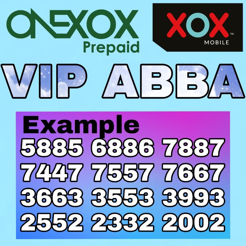 VIP NUMBER ABBA SERIES Shopee Malaysia