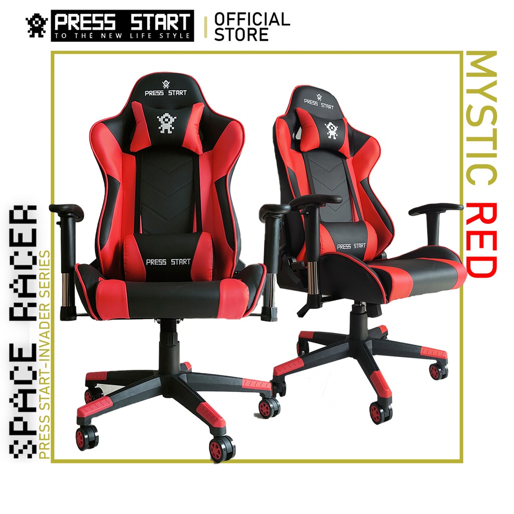 Gaming Chair Press Start INVADER SERIES Space Racer Shopee Malaysia