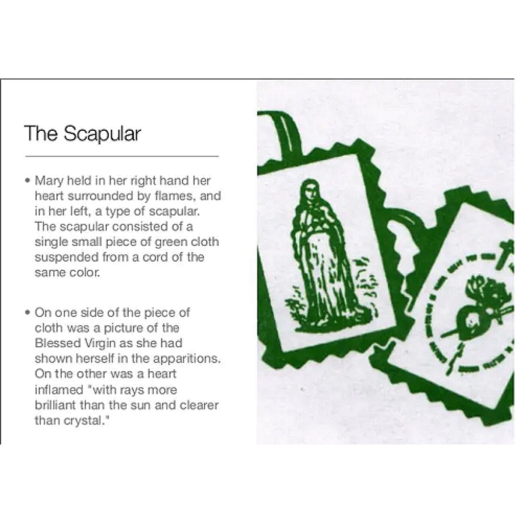 The Green Scapular and Its Favors (Traditional Sacramental) | Shopee ...