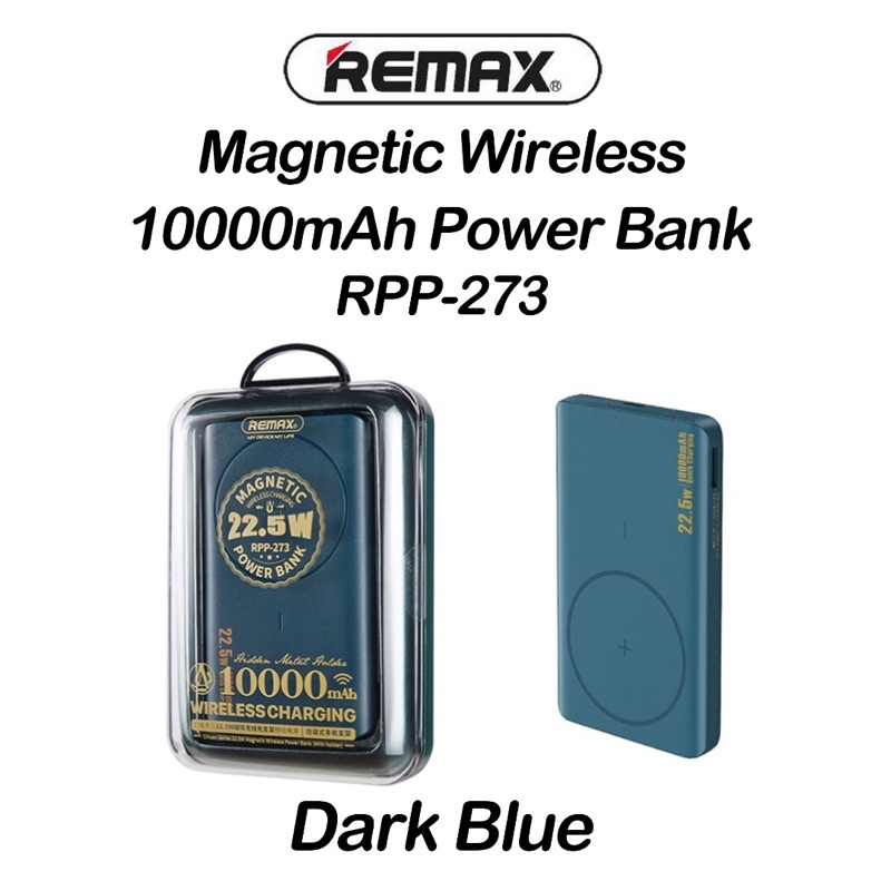 Original Remax RPP-273 22.5W Magnetic Wireless Fast Charging 10000mAh ...