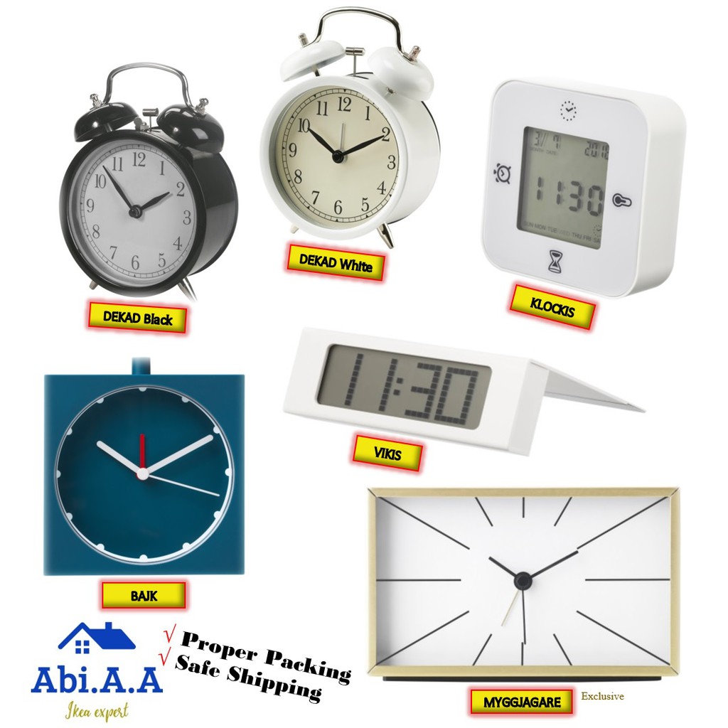 IKEA DEKAD / IKEA KLOCKIS / IKEA VIKIS / IKEA BAJK / IKEA MYGGJAGARE