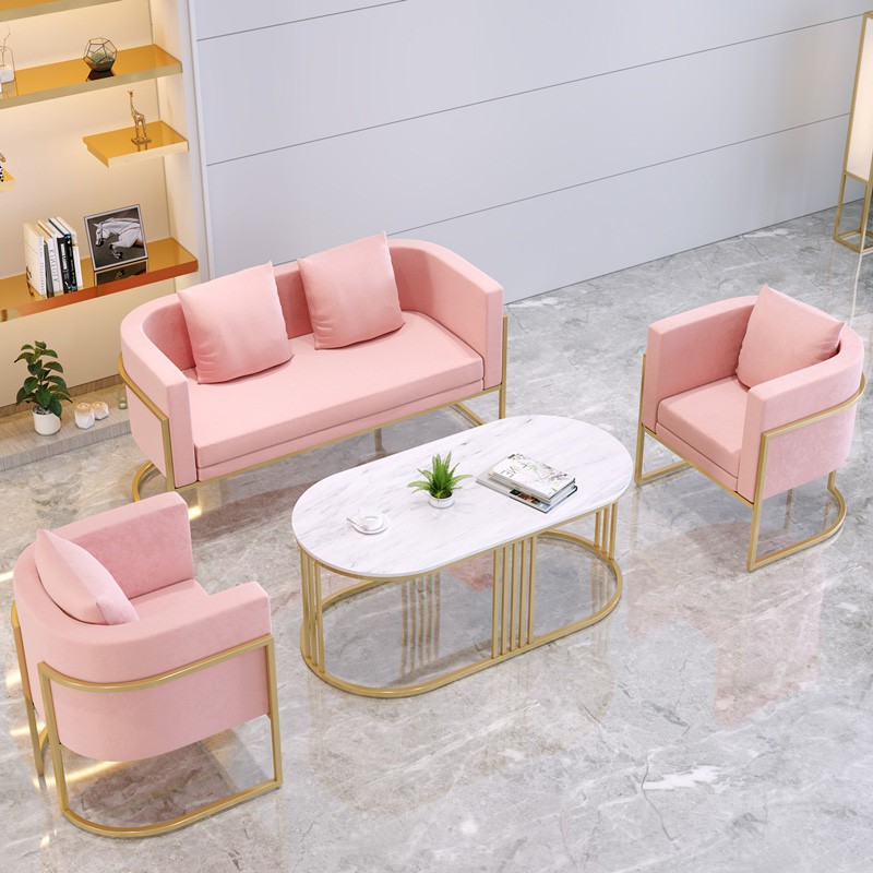 Modern Colourful Office Sofa Set For Discussion Home Trending Sofa