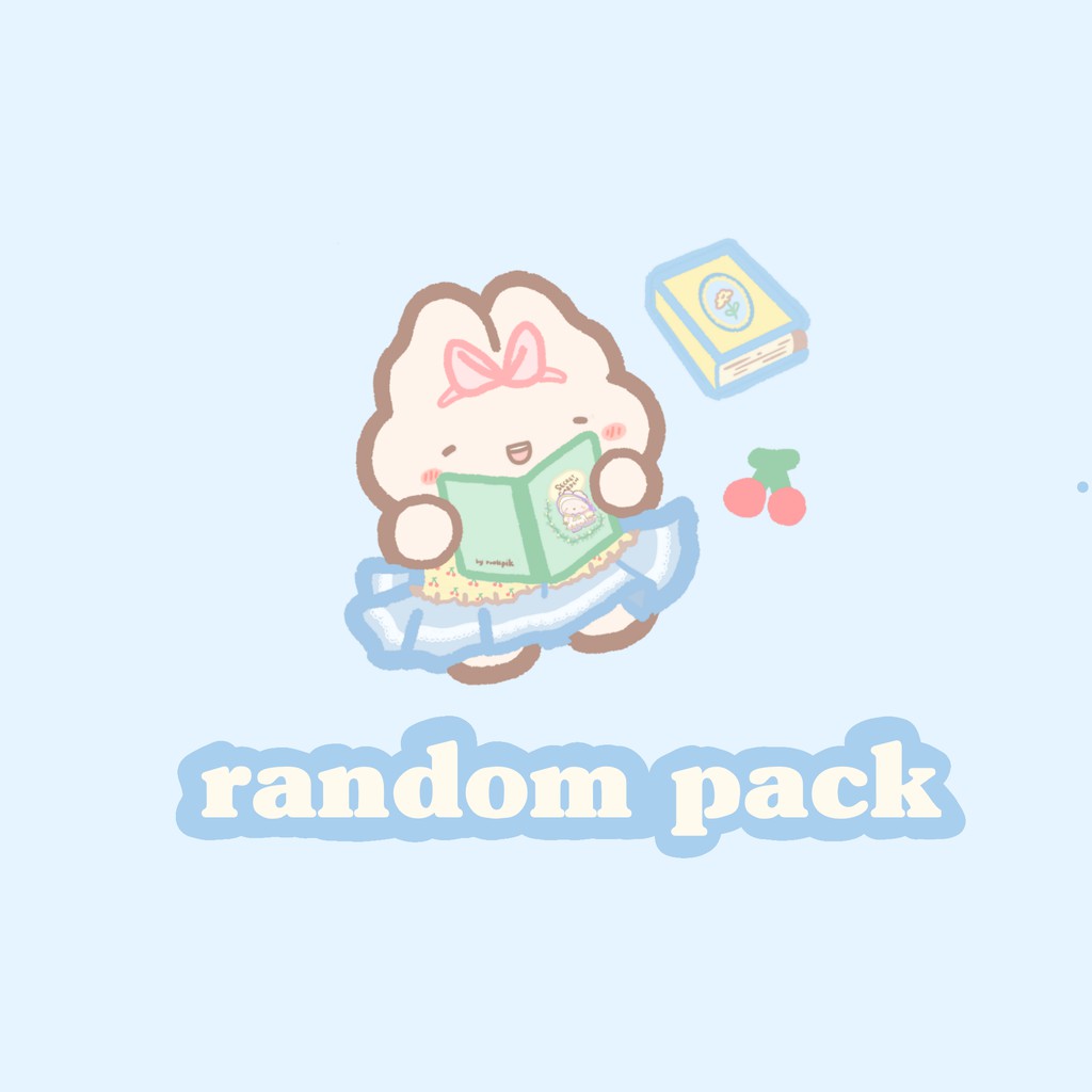 [ 𝐉𝐮𝐥𝐲 𝐑𝐚𝐧𝐝𝐨𝐦 𝐏𝐚𝐜𝐤🌷🤍🧩] pookpik studio's sticker pack | Shopee Malaysia