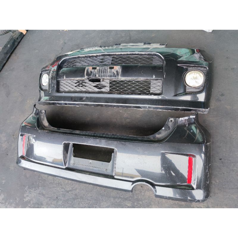 Toyota Passo Racy Front With Rear Bumper Set For Japan Model | Shopee ...