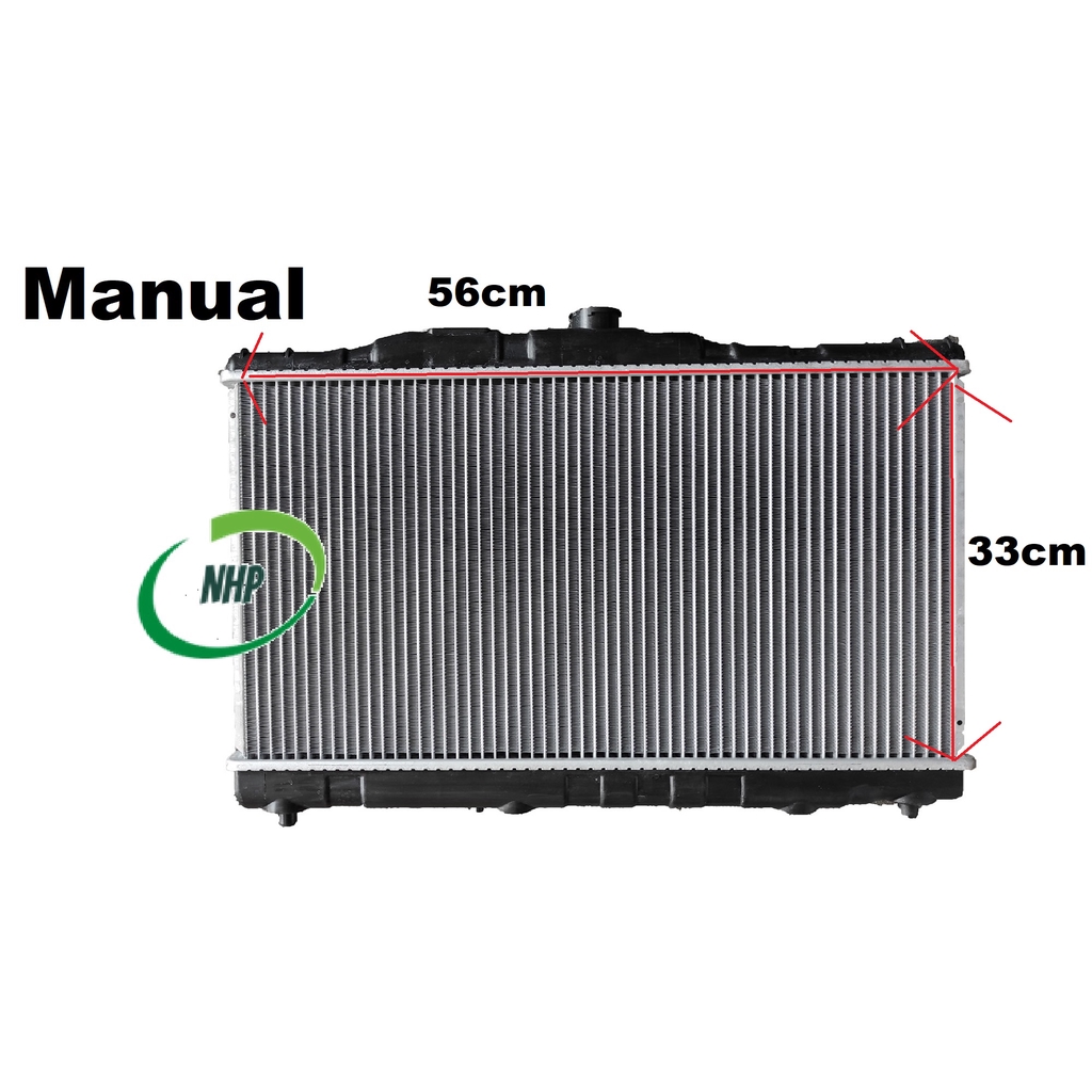 TOYOTA CORROLA AE80, AE82 RADIATOR MANUAL COPPER PA16 Produk Baru ...