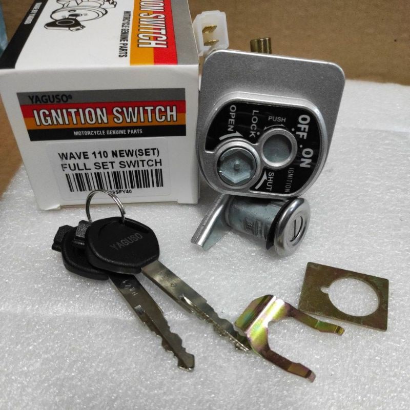 WAVE 110/WAVE 110 (NEW) ELEC.S . SENSOR KEY SWITCH (FULL SET) | Shopee ...