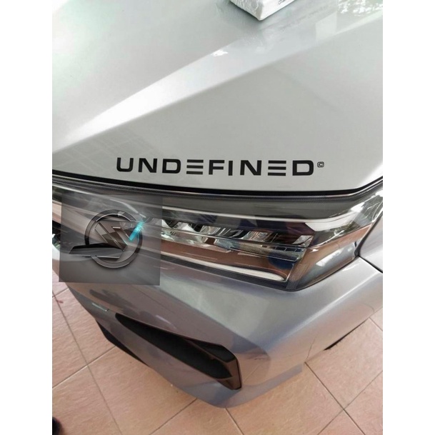(Ready Stock)S110# UNDΞFINΞD UNDEFINED Car Vinyl Decal Sticker (Die-cut ...