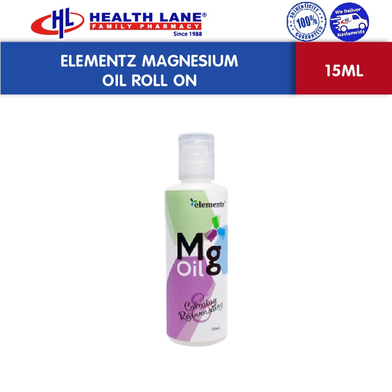 Elementz Magnesium Oil Roll On 15ml Shopee Malaysia