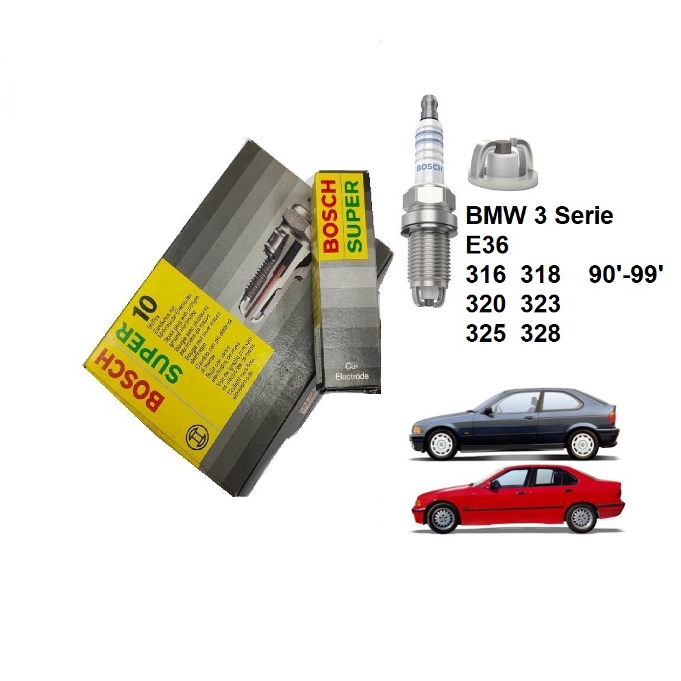 Spark Plug Nickel F7LDCR Bosch 0241235751 Super BMW E36 3 Serie 318 320 ...