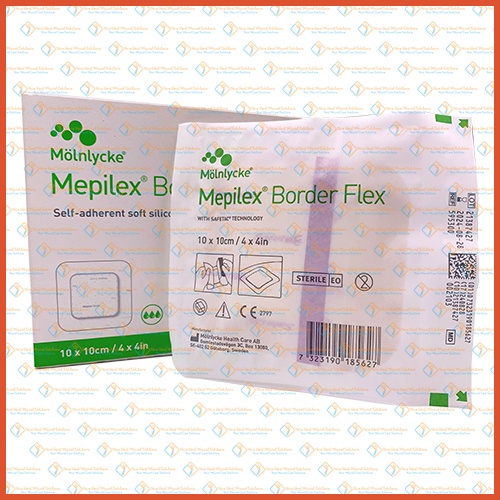 595300 Molnlycke Mepilex Border Flex 10cm x 10cm | Shopee Malaysia