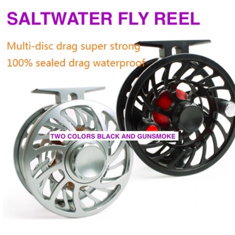 Professional Fly Reel Saltwater 100%Sealed Drag 100%Waterproof Fly