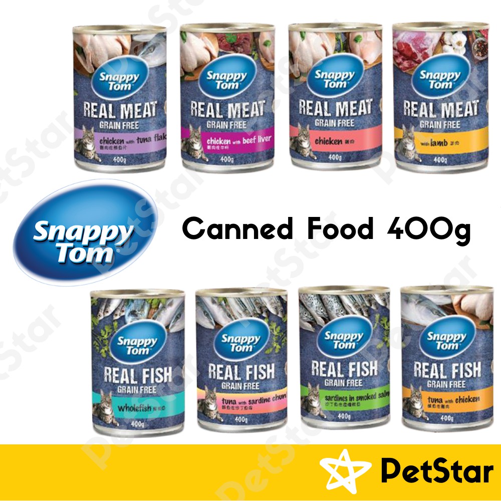 Snappy Tom Wet Canned Food (400g) | Shopee Malaysia