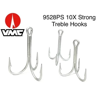 VMC Treble Hook 4X Strong V8527PS 10pcs Per Slots X4