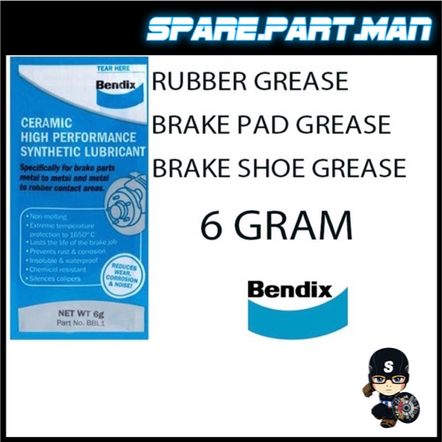 Bendix Ceramic High Performance Synthetic Lubricant / Rubber Grease