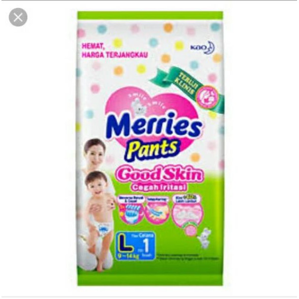 Merries Pants Renteng L1 contains 6 Sachets/Baby Diapers/Baby Equipment ...