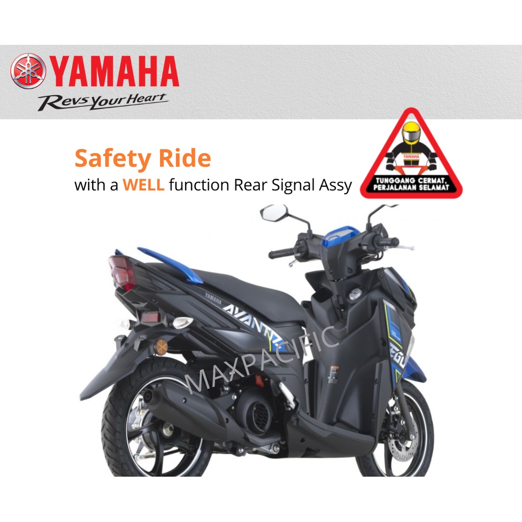 Yamaha NVX Avantiz Solariz Rear Signal Light Flasher Belakang Clear ...