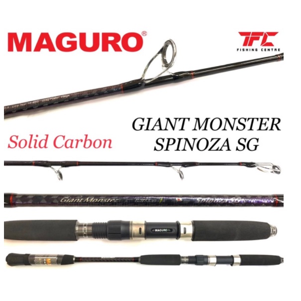 MAGURO Giant Monster Spinoza SG Solid Carbon Rod Shopee Malaysia